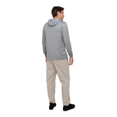 Sun Pro Adapt Long Sleeve Hooded UPF Shirt (Light Heather Grey) Wetsuits Florence