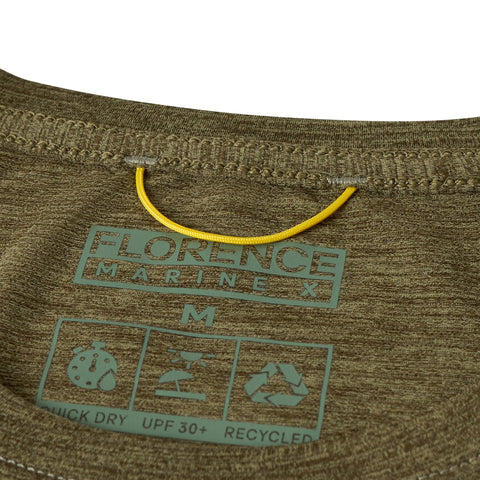 Florence Airtex Florence Logo Short Sleeve Shirt - Heather