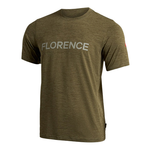 Florence Airtex Florence Logo Short Sleeve Shirt - Heather