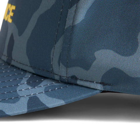 Florence Logo Structured Twill Hat - Marine Camo