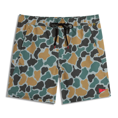 Florence Standard Issue Elastic Boardshorts (Peace Camo) Board Shorts Florence 32