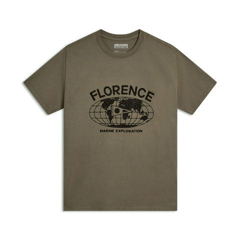 Florence Voyage T-Shirt (Moss Grey) Hoodie Florence Small