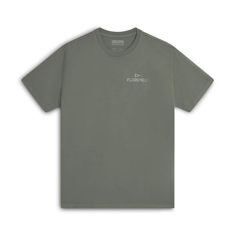 Florence Crew T-Shirt (Moss Grey) Hoodie Florence Small