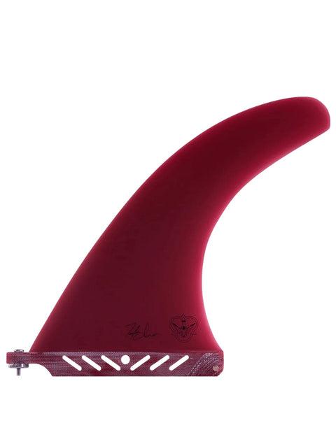 Flying Diamonds - TJ Jensen - TJ Power Drive 8" Center Fin Longboard Fin Flying Diamonds 8" Red 