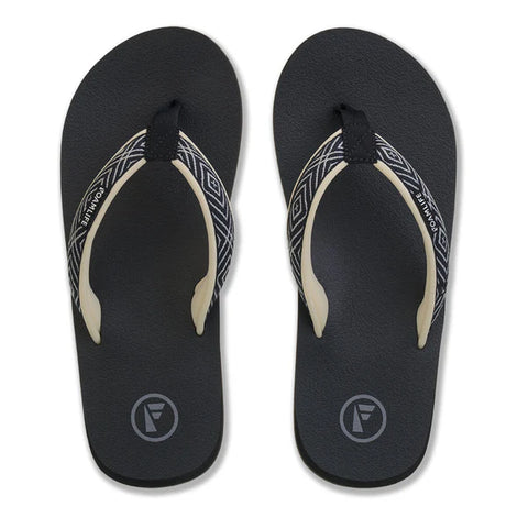 Foamlife Women's Flip Flops - Yogi Flip Flops Foamlife UK 4 Black 