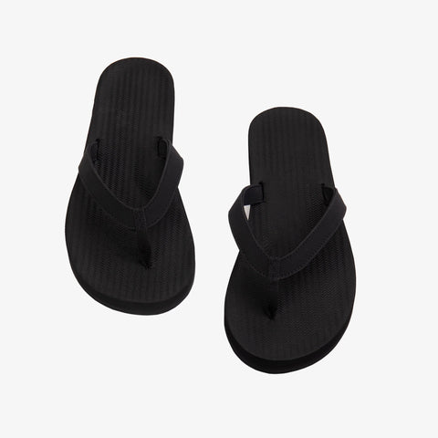 Indosole Womens Flip Flops - Essentials - Black/Rust/Lilac Flip Flops Indosole UK 3 Black