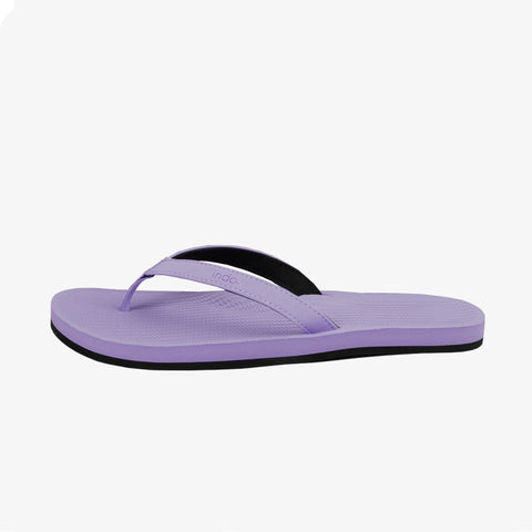 Indosole Womens Flip Flops - Essentials - Black/Rust/Lilac Flip Flops Indosole