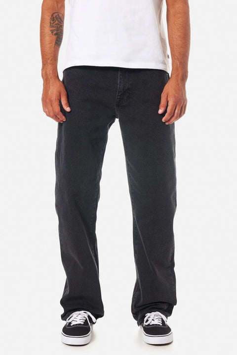 George 64 Relaxed Jeans - Washed Black - Katin Pants Katin 32  