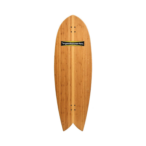 Hamboards - 4'5" The Fish - Bamboo - Deck Only Surf Skateboards Satorial Supplies