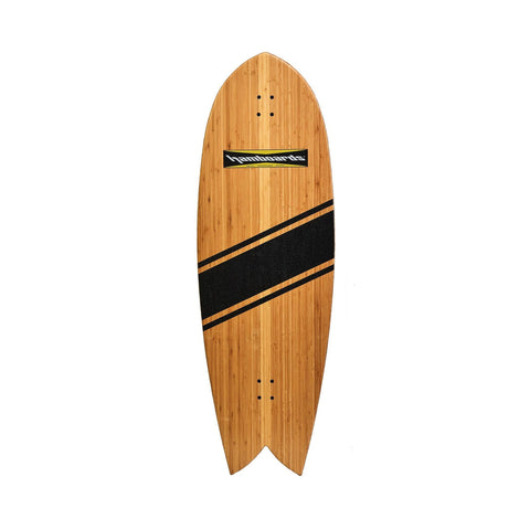 Hamboards - 4'5" The Fish - Wedge - Deck Only Surf Skateboards Satorial Supplies