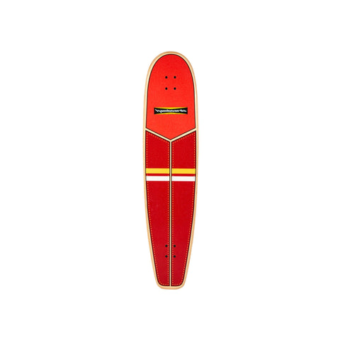 Hamboards - 45" The Huntington Hop - Red/Orange/Yellow/White - Deck Only Surf Skateboards Satorial Supplies
