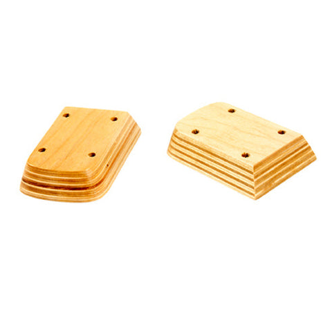 Hamboards - HST Truck Block Riser Set - Birch Skateboard Parts Satorial Supplies