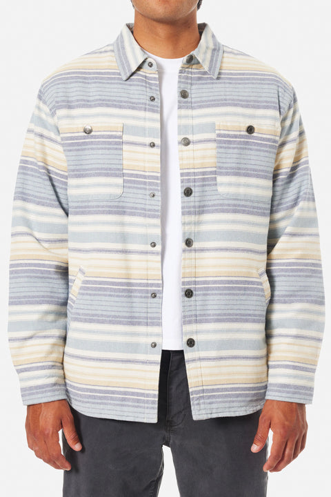 Harold Stripe Jacket - Airforce Blue - Katin Shirts Katin   