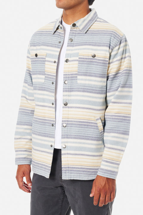 Harold Stripe Jacket - Airforce Blue - Katin Shirts Katin   