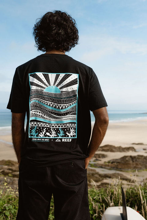 Limited Edition Reef T-Shirt - Heads Above The Waves T-Shirt REEF   