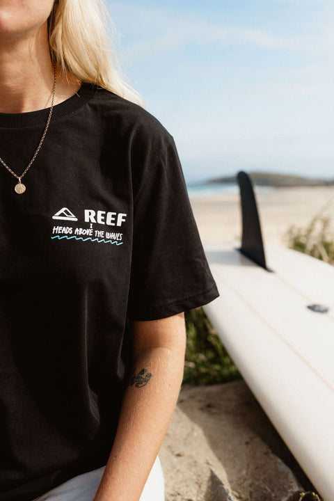 Limited Edition Reef T-Shirt - Heads Above The Waves T-Shirt REEF   