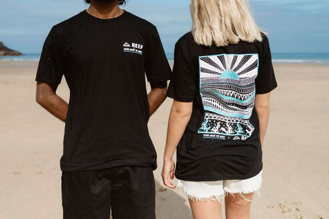 Limited Edition Reef T-Shirt - Heads Above The Waves T-Shirt REEF   