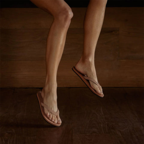 Indosole - Womens Flip Flops - ESSNTLS - Rust Sandals Satorial Supplies