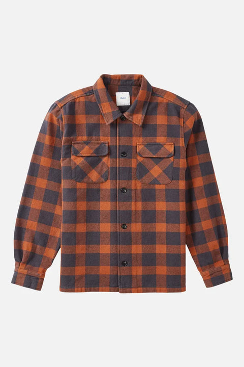 Shiloh Flannel Shirt - Brick - Katin