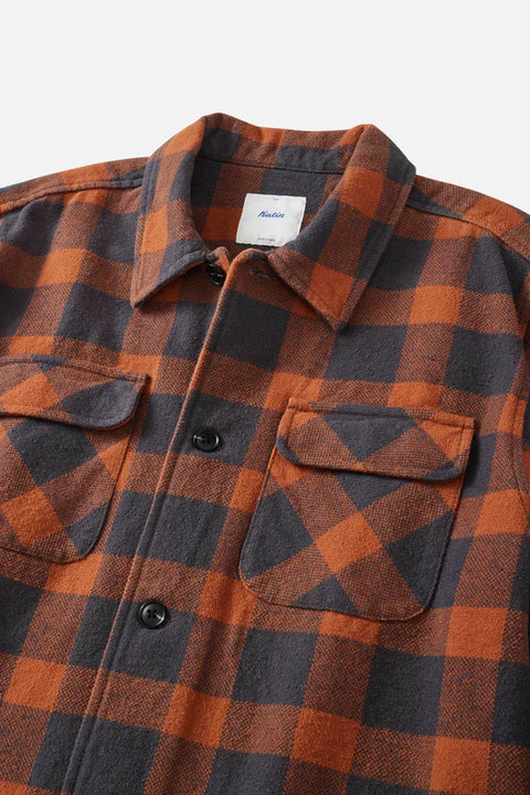 Shiloh Flannel Shirt - Brick - Katin