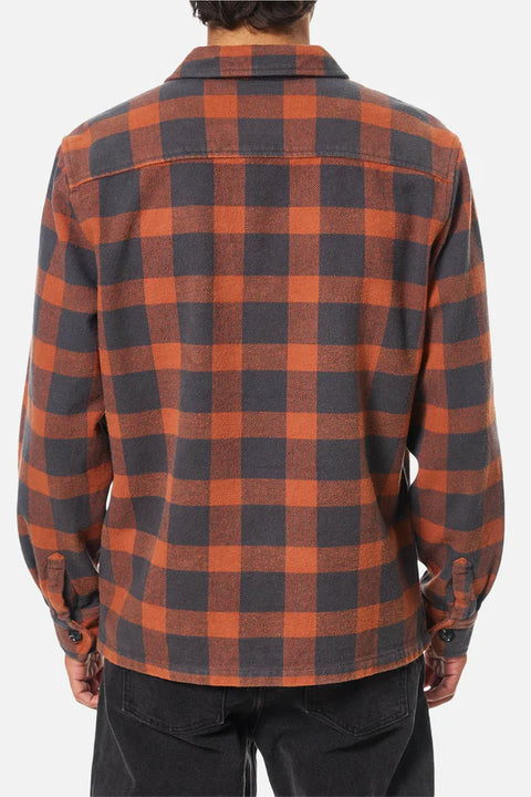 Shiloh Flannel Shirt - Brick - Katin