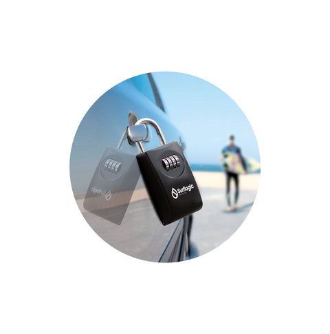 Key Lock - Lockbox For Keys - MAXI Black - Surflogic Lockbox Surflogic   