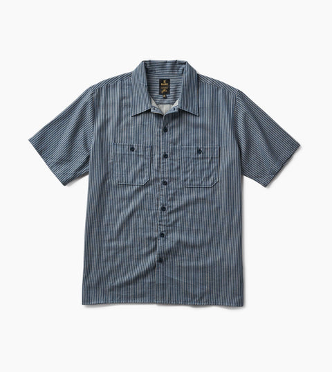 Burnt Woven Shirt - ROARK Shirt Roark INDIGO Medium