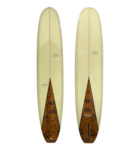 AQSS - Re-evolution by Beau Young Longboard - Caramel Surfboard AQSS 9'1  