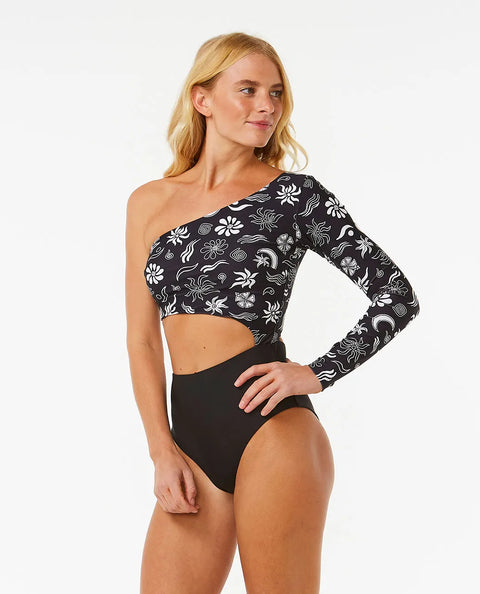 Rip Curl - Holiday One Shoulder Surf Suit Swimwear Rip Curl   
