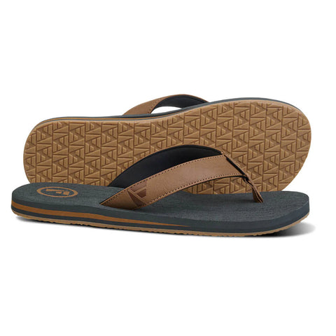 Foamlife Mens Flip Flops - Seales Earth- Slate Grey Flip Flops Foamlife   