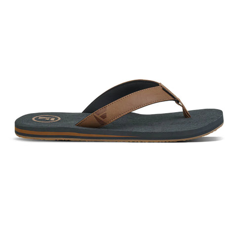 Foamlife Mens Flip Flops - Seales Earth- Slate Grey Flip Flops Foamlife   