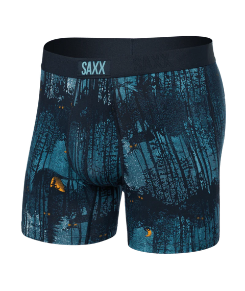 Saxx Underwear - Vibe Super Soft Boxer - Forest Walk Boxers Saxx 29" - 32" Waist (Small) Multi