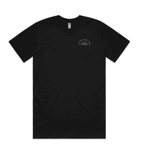 Lanteague - Unisex 10 Over Surf Premium T-Shirt - Black T-Shirt 10 Over Surf Shop   