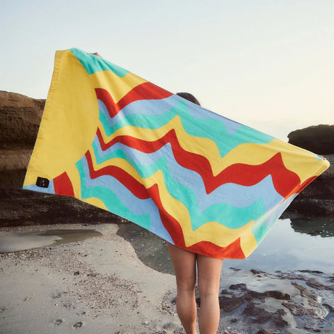 Shine On Neon Beach Towel - Slowtide Beach Towel Slowtide   