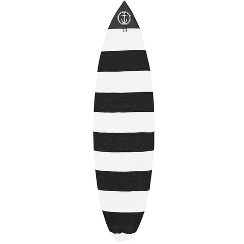Shortboard Boardsock - Black and White - Captain Fin Co Boardsock Captain Fin Co 6'  