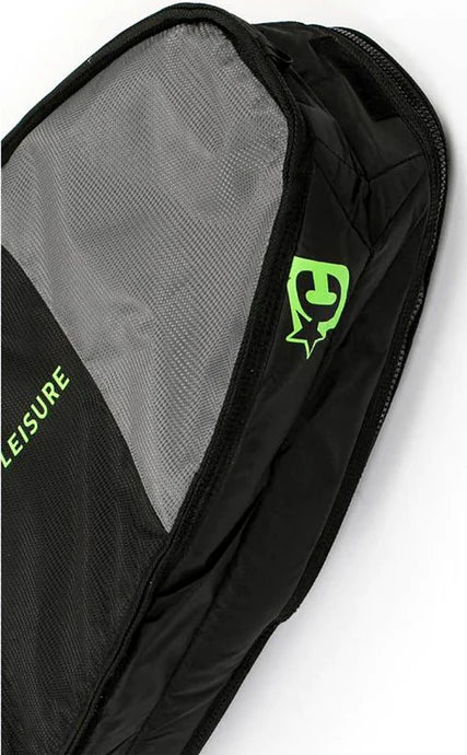 10mm Shortboard Double Surfboard Bag - Black & Lime - Creatures of Leisure - Multiple Sizes Surfboard Bag Creatures of Leisure   