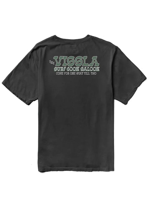 Surf Goon Saloon Organic Pocket Tee - Phantom - Vissla T-Shirt VISSLA Small Phantom 