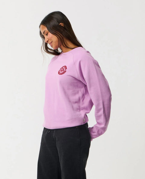 Surf Puff Raglan Relaxed Fleece - Rip Curl Sweatshirt Rip Curl