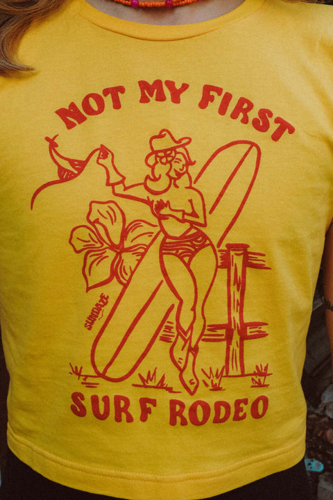 Surf Rodeo Baby Tee - Sundaze T-Shirt Sundaze   