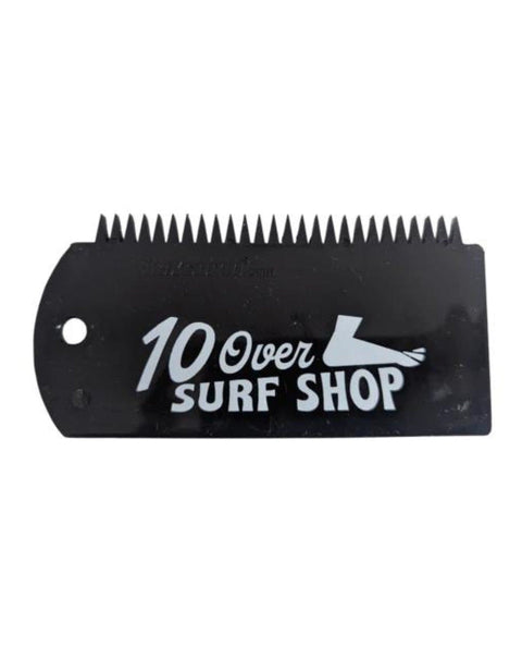 Wax Comb - Wax Remover - 10 Over Surf Shop Wax Comb 10 Over Surf Shop Black  