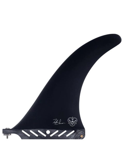 Flying Diamonds - TJ Jensen - TJ Pro Flex 7" Center Fin Longboard Fin Flying Diamonds 7" Black 