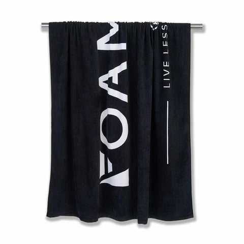 Tarlan Towel - Foamlife - Black Beach Towel Foamlife   