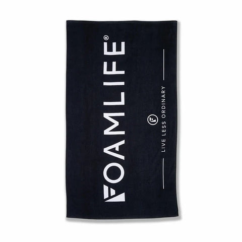Tarlan Towel - Foamlife - Black Beach Towel Foamlife   