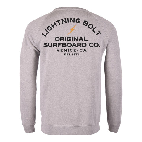 Venice Beach Sweatshirt - Lightning Bolt Surf Co Hoodie Lightning Bolt Large  