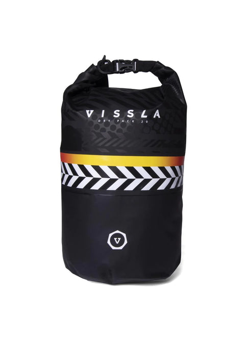 Vissla 7 Seas Waterproof Dry Bag - 20L - Black Wetsuit Bag VISSLA Black  
