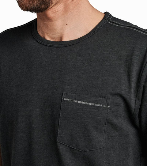 Well Worn Mid Organic Knit Top - Charcoal T-Shirt Roark