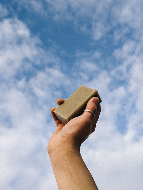 Wylder Naturals Natural Soap - Hemp & Patchouli with Spinach Scrub