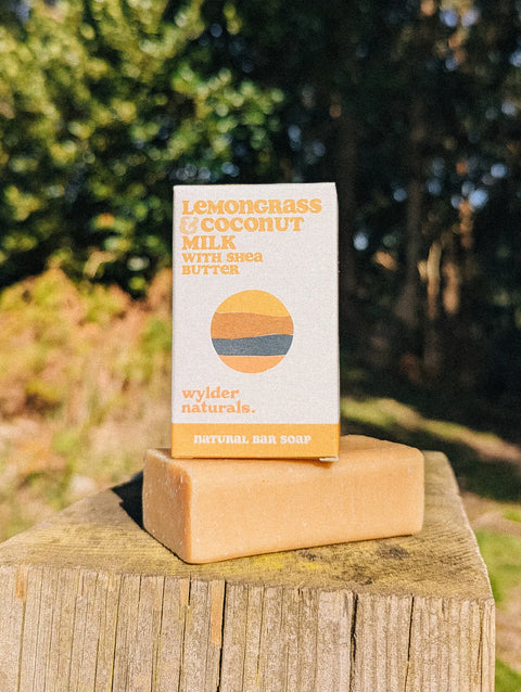 Wylder Naturals Natural Soap - Lemongrass & Coconut Milk with Shea Butter