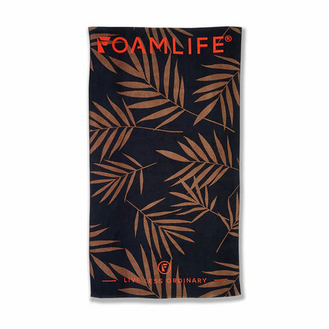 ZIKAT Towel - Foamlife - Black Beach Towel Foamlife   