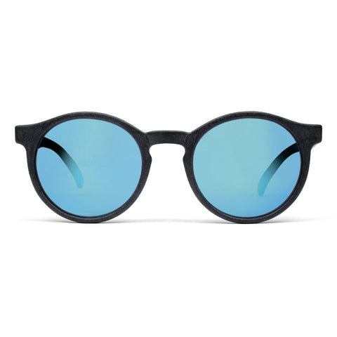 Waterhaul Sunglasses - Harlyn Slate Blue Mirror - Mineral Glass Sunglasses Waterhaul